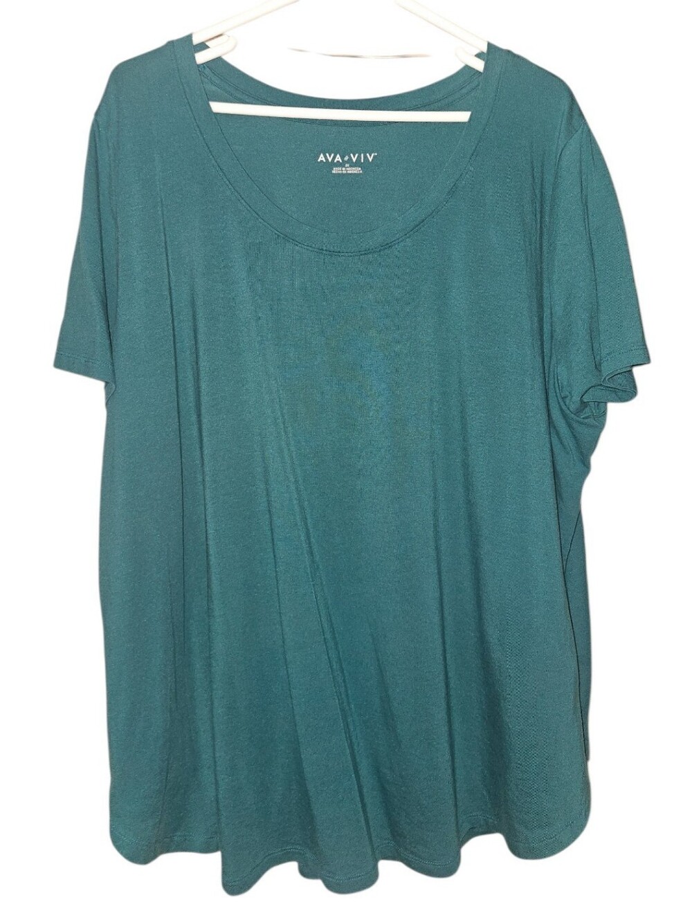 2X Ava & Viv Scoop Neck Tee